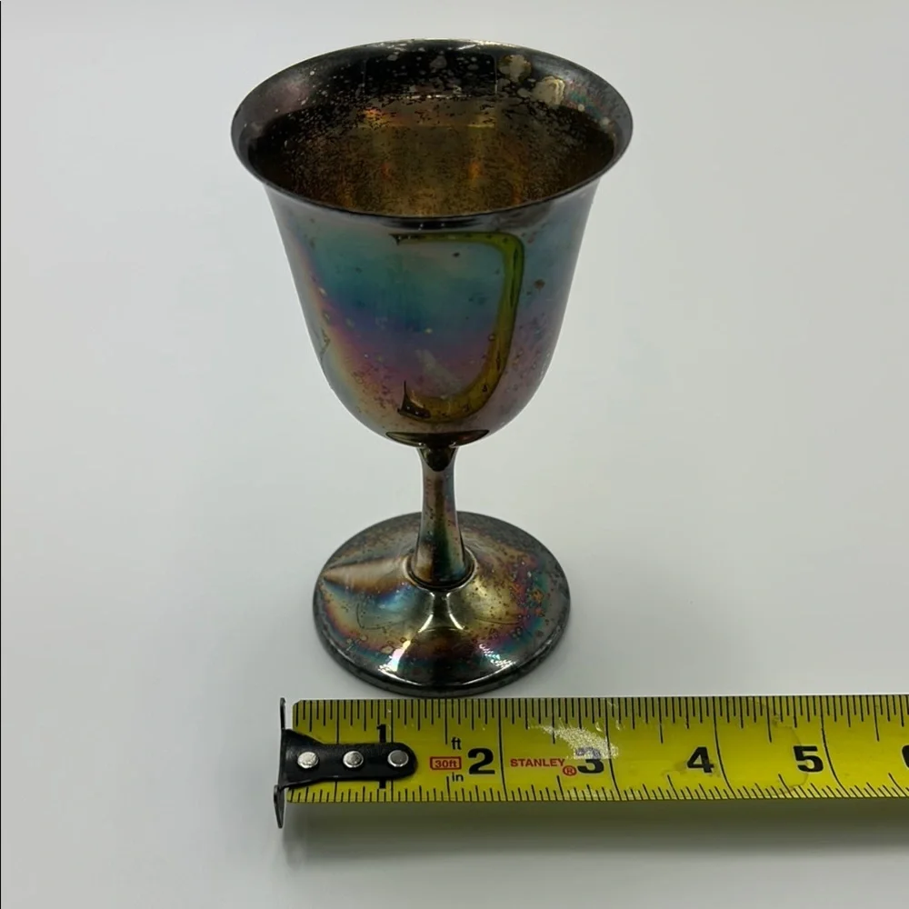 Vintage Sheridan EPS Chalice Goblet Stem Footed 5.4inch Tall